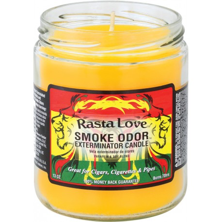 Rasta Love Smoke Odor Candle