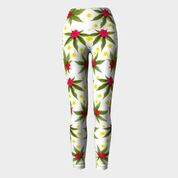 Spring Canna Flower Leggings