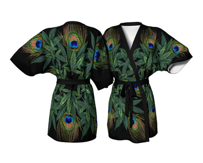 Kimono Robe-Peacock Nest