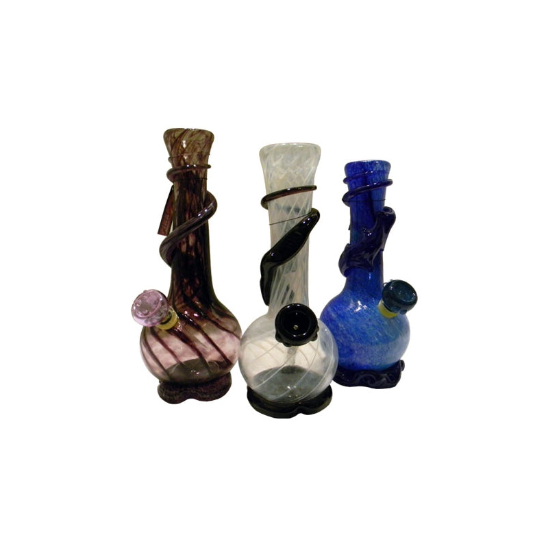 Noble Glass Small Wrapped Water Pipe