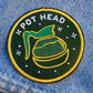 Pot Head Patch by Groovy Things, 3" x 3".  Edit alt text